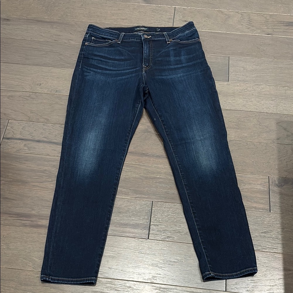 Lucky Brand Dark Blue Straight Leg Jeans